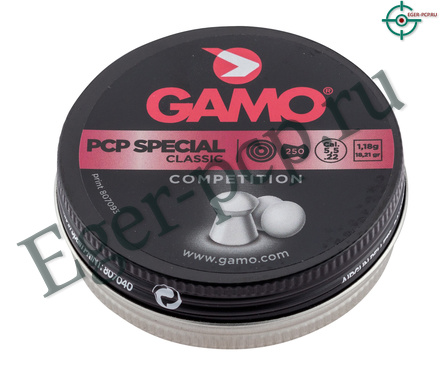 Пули пневматические Gamo PCP Special 5.5 мм (250 шт, 1.18 г)